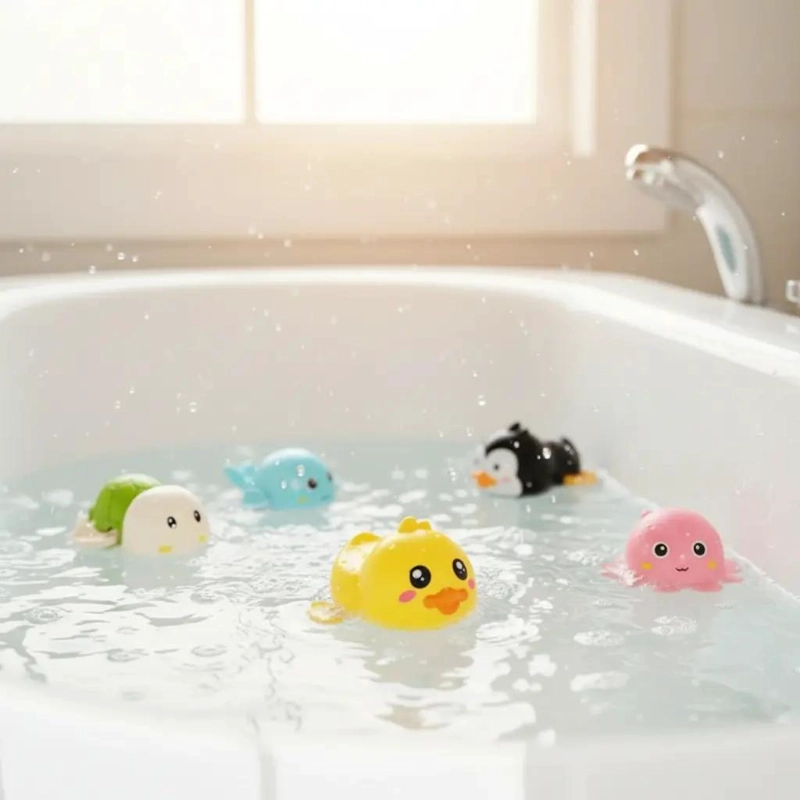 PACK 5 JUGUETES DE BAÑO PARA BEBE S Y NIÑOS - 4