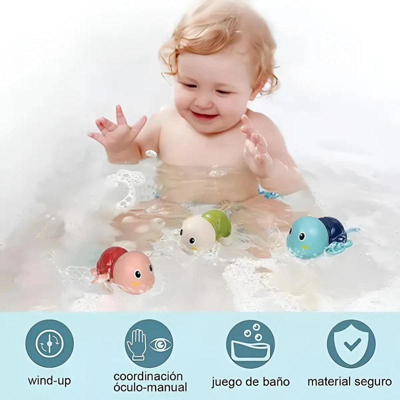 PACK 5 JUGUETES DE BAÑO PARA BEBE S Y NIÑOS - 5