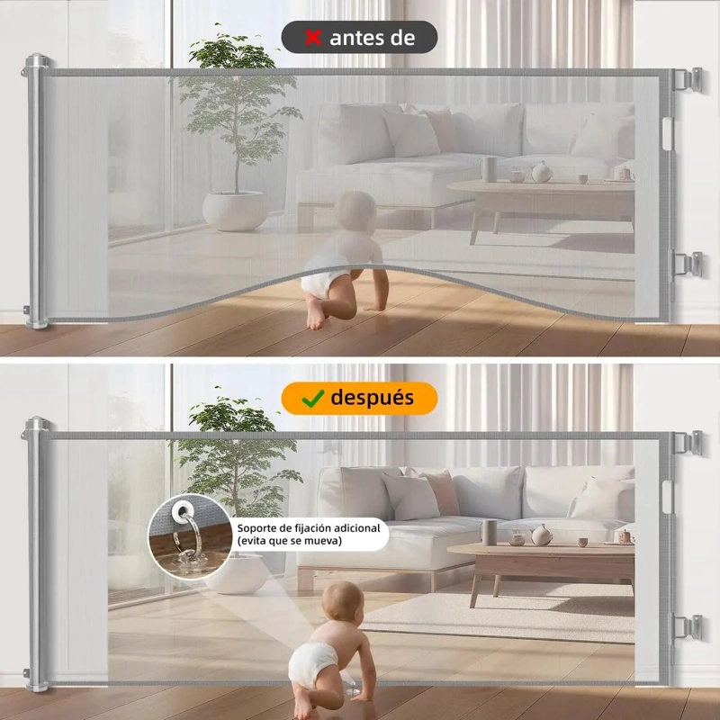 PUERTAS RETRACTILES EXTENSIBLES PARA BEBE S Y MASCOTAS - 3