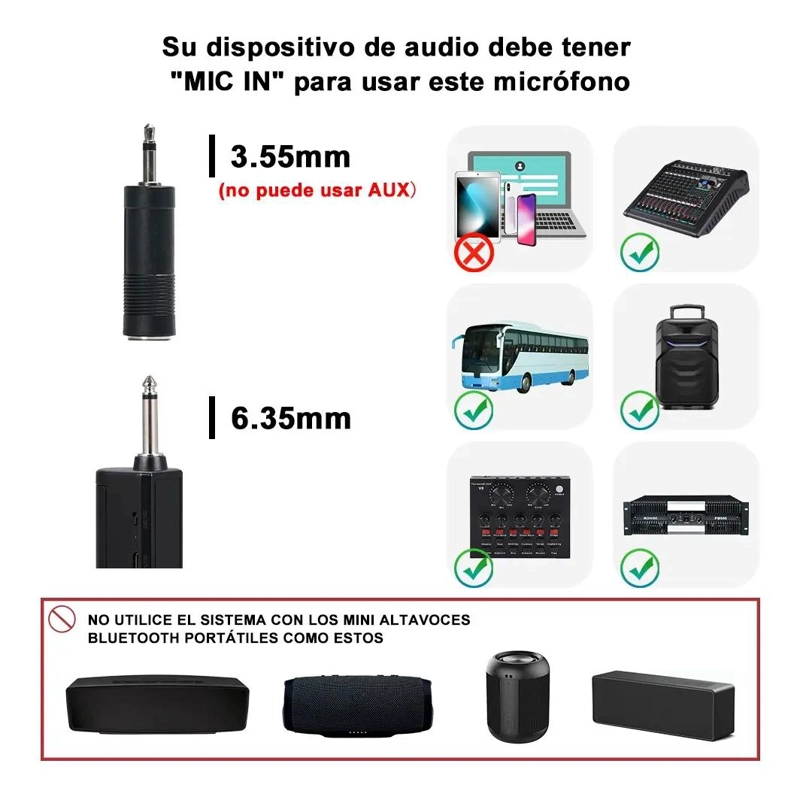 SISTEMA DE MICROFONO INALAMBRICO VHF DOBLE - 5