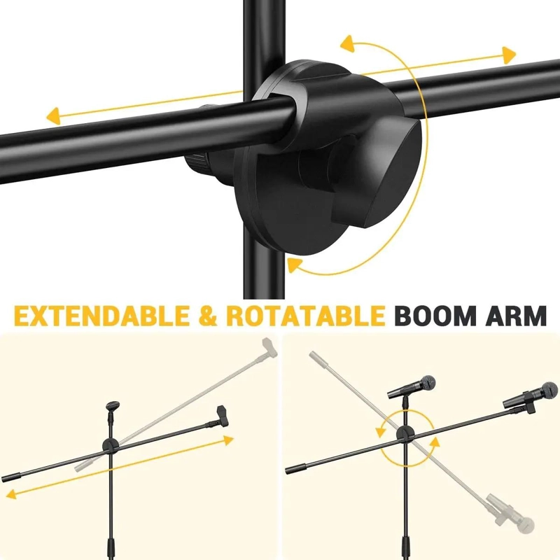 TRIPODE RETRACTIL PARA MICROFONO DE PIE - 5