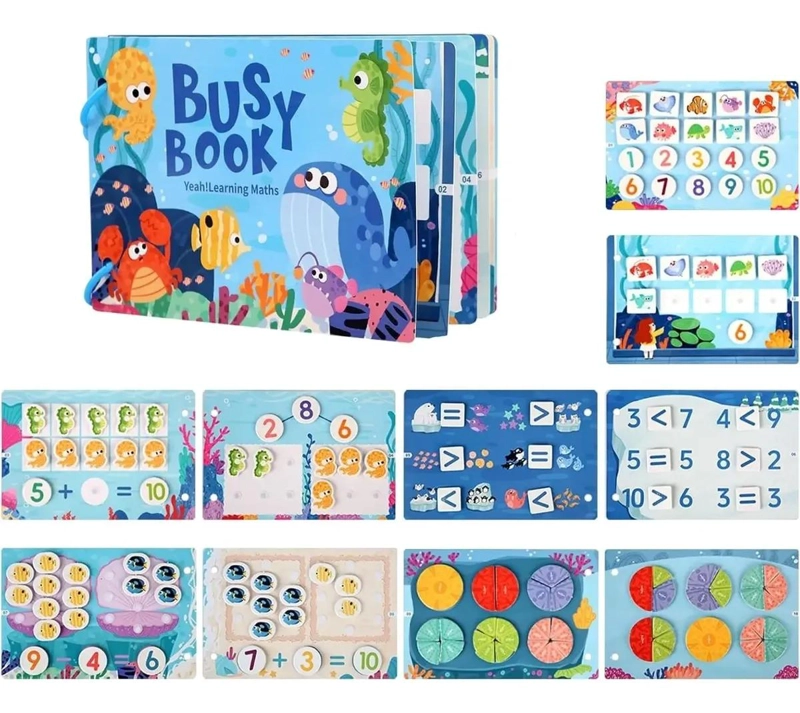 LIBRO INFANTIL DE ACTIVIDADES CON VELCRO - 1
