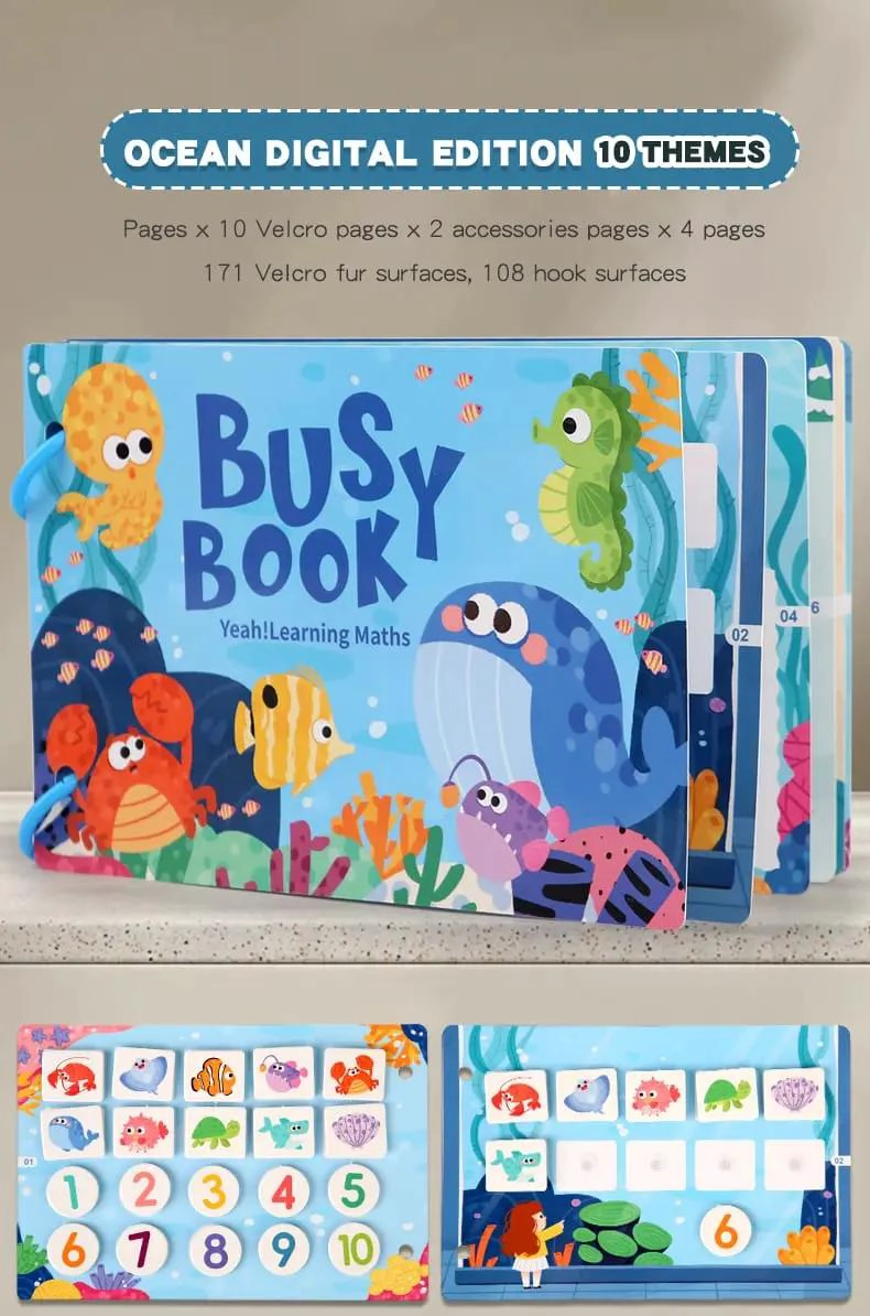 LIBRO INFANTIL DE ACTIVIDADES CON VELCRO - 4
