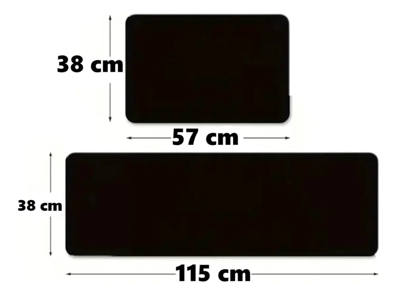 SET 2 ALFOMBRAS ANTIDESLIZANTES PARA COCINA - 3