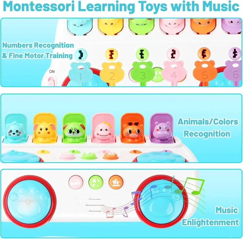JUGUETE DIDACTICO INTERACTIVO CON MUSICA - 5