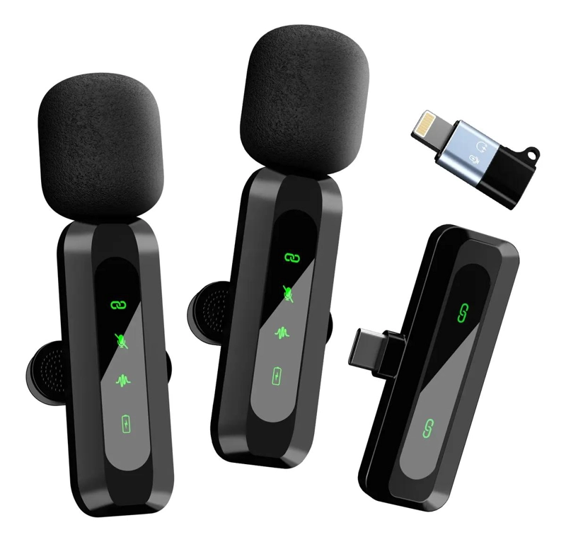 MICROFONO LAVALIER INALAMBRICO PARA DISPOSITIVOS MOVILES - 1