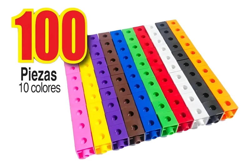 CUBOS MATEMATICOS UNIFIX 100 PZS ME TODO SINGAPUR - 3