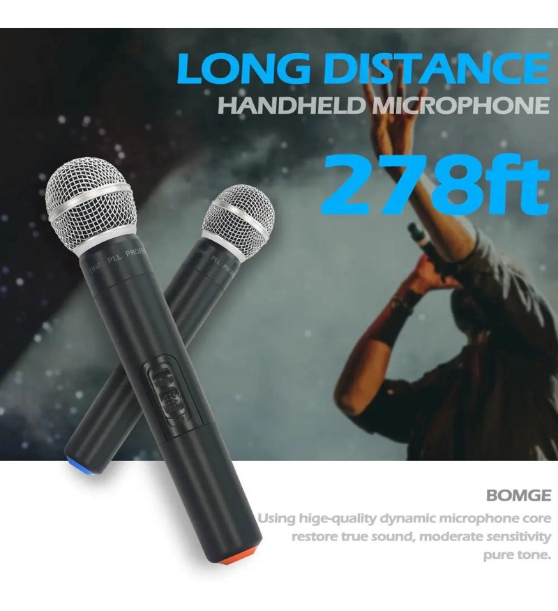 MICROFONOS INALAMBRICOS DOBLE CANAL UHF 230U - 2