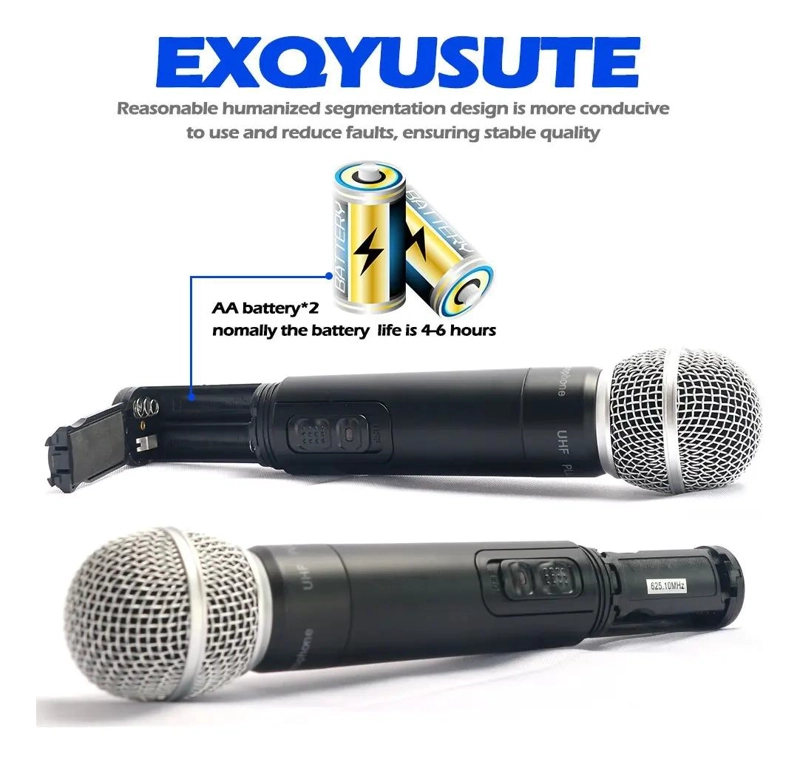 MICROFONOS INALAMBRICOS DOBLE CANAL UHF 230U - 5