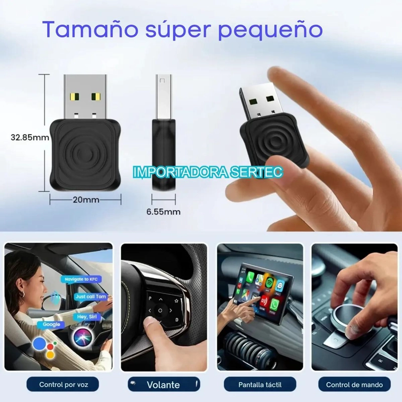 ADAPTADOR CARPLAY CABLE A INALAMBRICO - 3