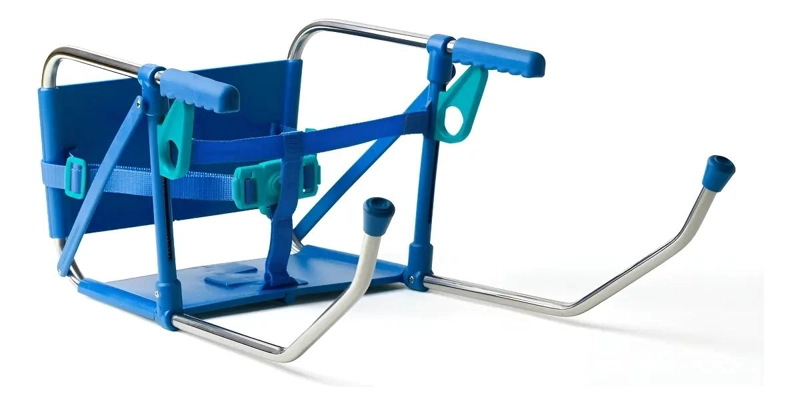 SILLA DE BEBE  PARA COMER PLEGABLE AZUL LIGERA - 1