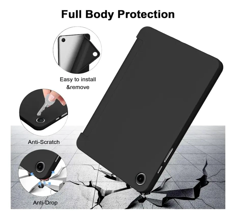 FUNDA CARCASA SMART COVER TABLET SAMSUNG A11 PLUS - 2