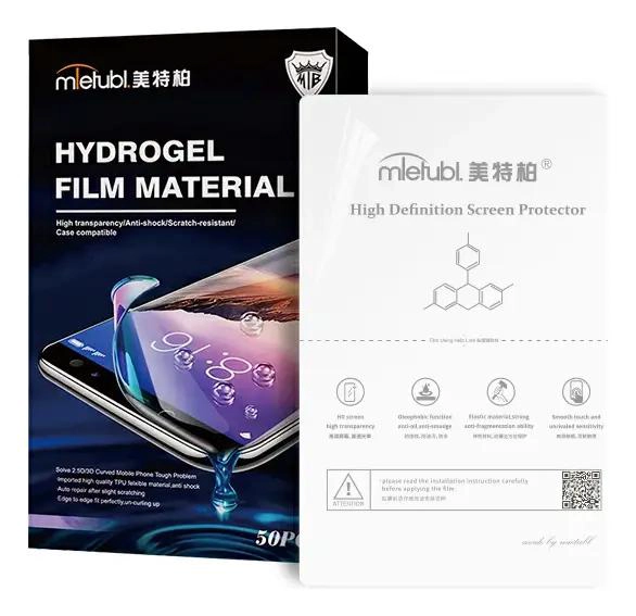 GENÉRICO CAJA DE LAMINA HIDROGEL CLEAR 50 UNIDADES