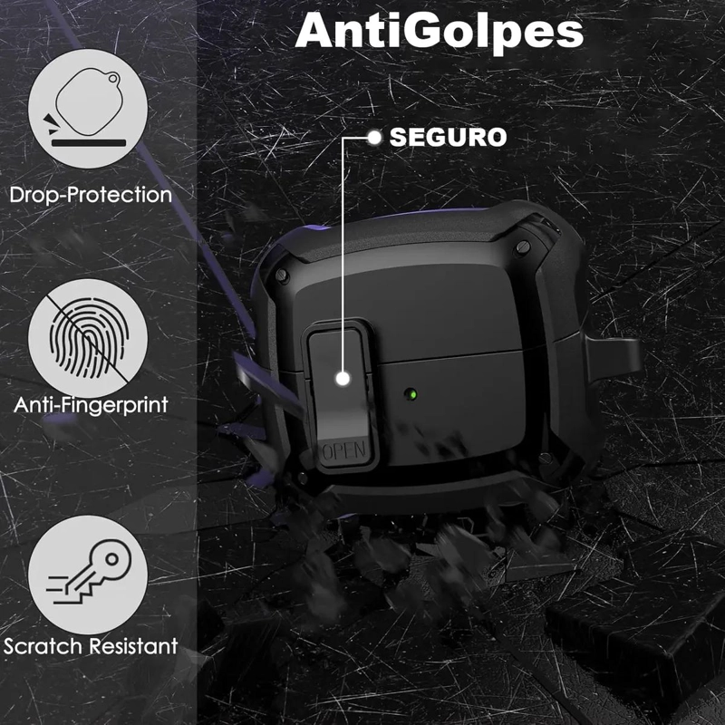 FUNDA PROTECTORA 360 PARA SAMSUNG BUDS 3 Y 3 PRO - 4