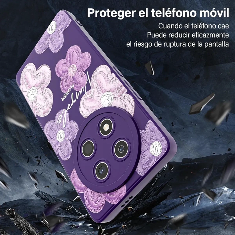 CARCASA PURPURA PARA HONOR MAGIC7 LITE Y X9C - 4
