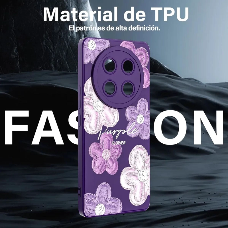 CARCASA PURPURA PARA HONOR MAGIC7 LITE Y X9C - 5
