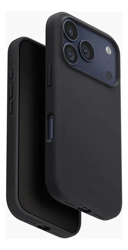 GENÉRICO CARCASA SILICONA LINO PARA IPHONE 17 PRO GRIS