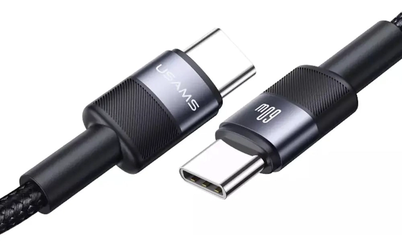 CABLE USB TIPO C A USB C 60W 1.2M TRENZADO - 2
