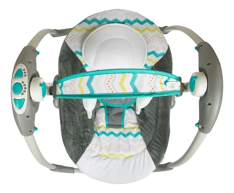 SILLA MECEDORA PARA BEBE  COLOR VERDE - 3