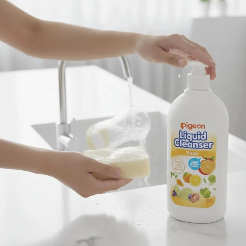 LIMPIADOR DE MAMADERAS YUZU 700ML CON DOSIFICADOR - 4