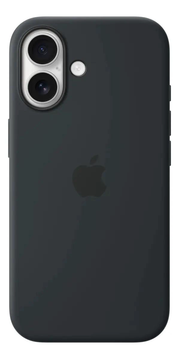 CARCASA DE SILICON CON MAGSAFE PARA IPHONE 17 - NEGRO - 1