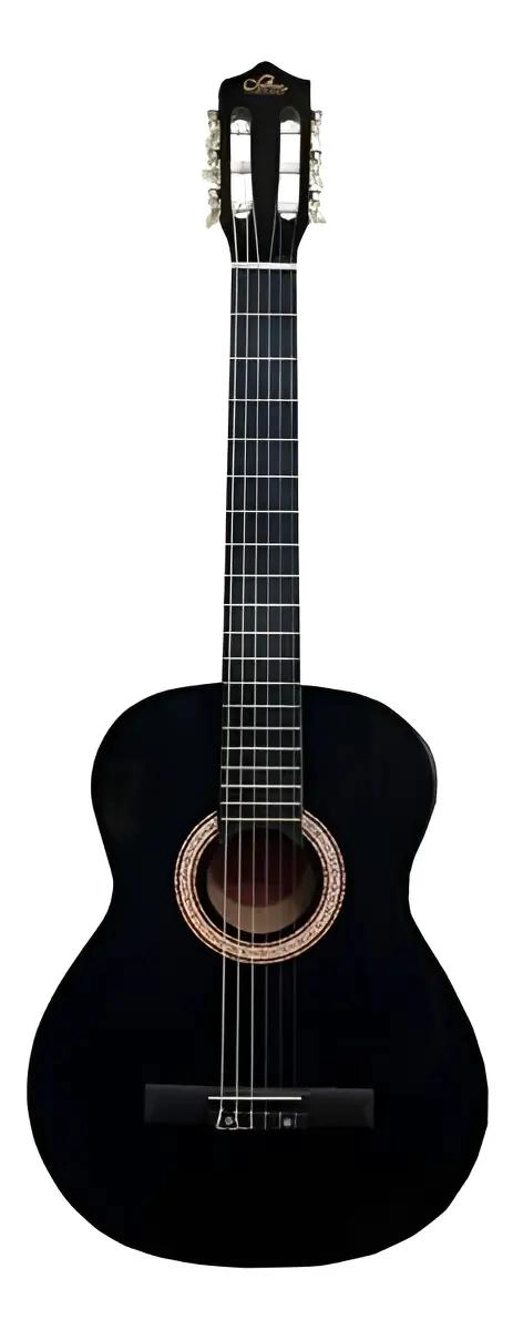 GUITARRA CLASICA INFANTIL 30 PULGADAS NEGRA 6 CUERDAS - 1