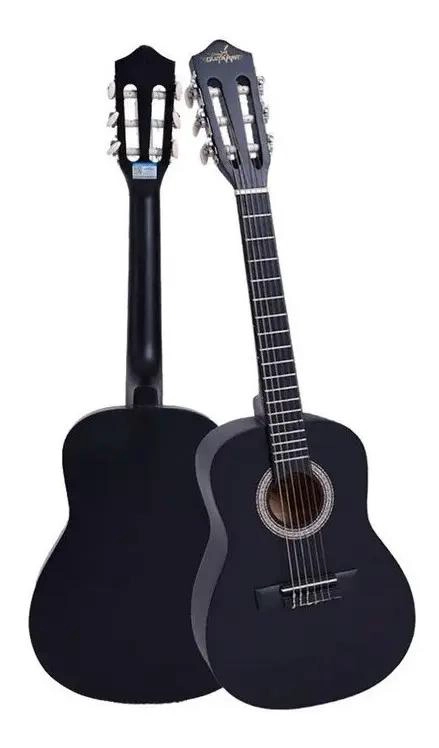 GUITARRA CLASICA INFANTIL 30 PULGADAS NEGRA 6 CUERDAS - 2