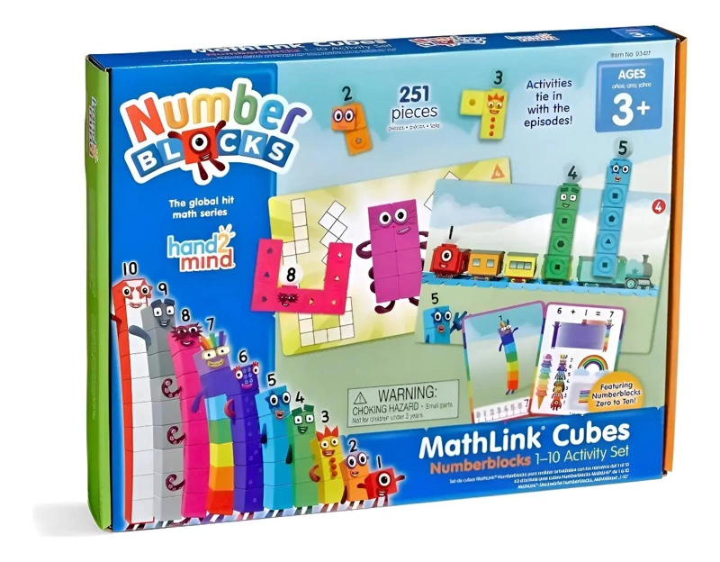CUBOS DE MATEMATICAS EDUCATIVOS 251 PIEZAS - 1