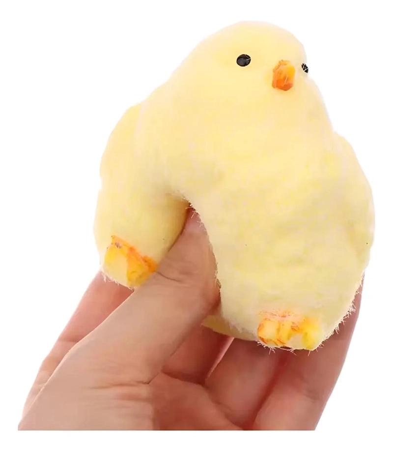 POLLITO ESPONJOSO Y SUAVE PARA JUGAR - 1