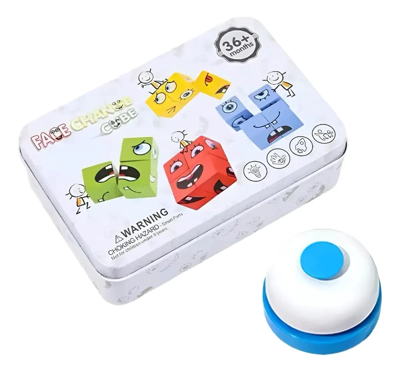 JUEGO DE MESA DIDACTICO CAMBIA CARA PARA NIÑOS - 1