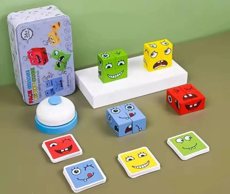 JUEGO DE MESA DIDACTICO CAMBIA CARA PARA NIÑOS - 2