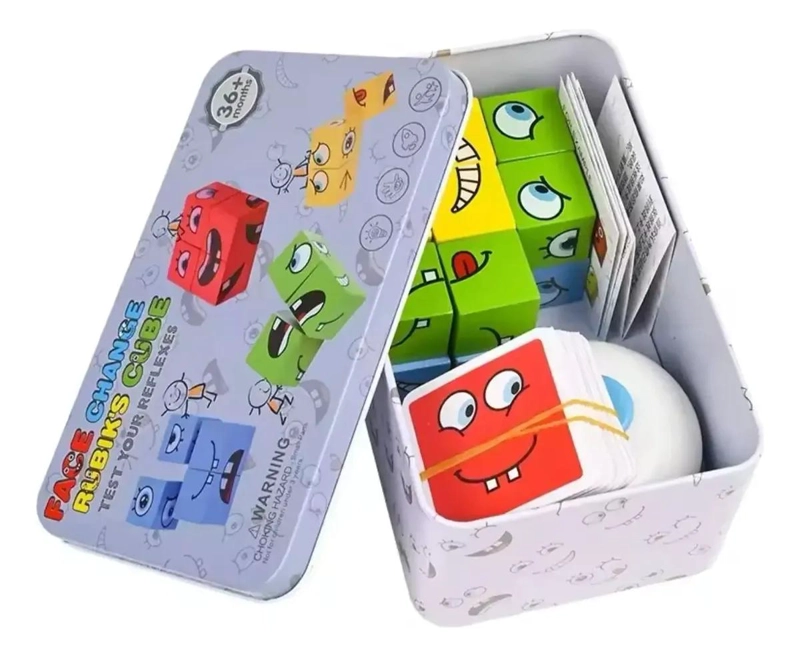 JUEGO DE MESA DIDACTICO CAMBIA CARA PARA NIÑOS - 4