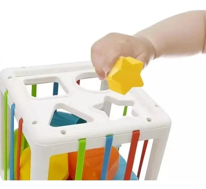 CLASIFICADOR DE FORMAS JUGUETE INFANTIL MULTICOLOR 10 PZS - 2