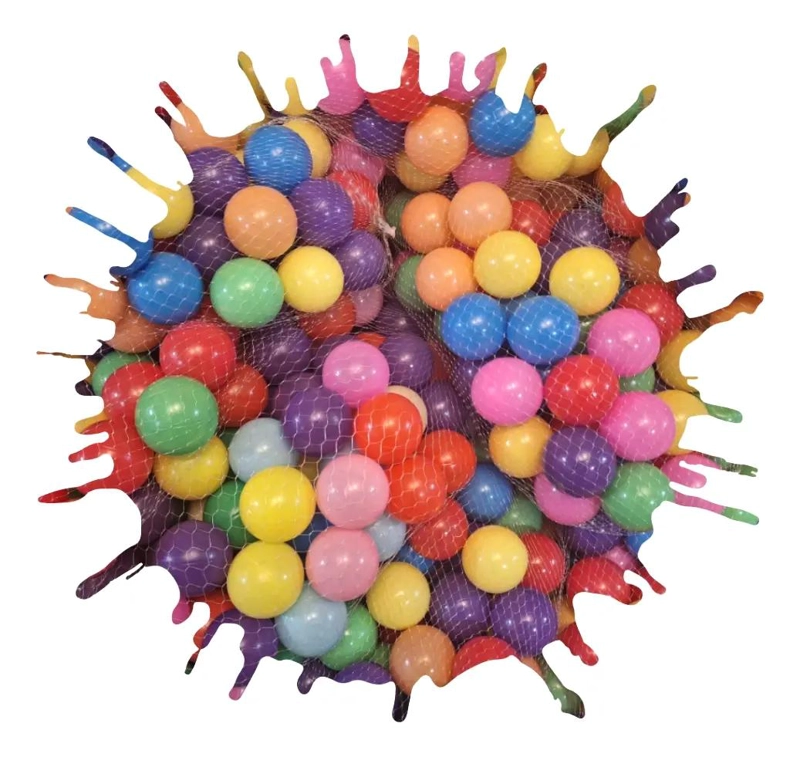 PELOTITAS PLASTICAS DE COLORES 100 UNIDADES - 3