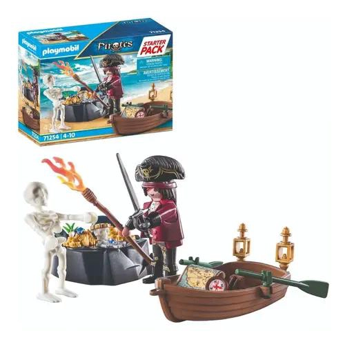 JUEGO DE PIRATAS CON BOTE DE REMOS 42 PIEZAS - 1