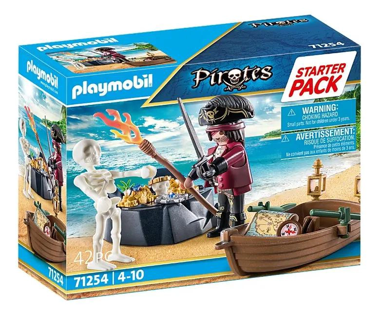 JUEGO DE PIRATAS CON BOTE DE REMOS 42 PIEZAS - 2