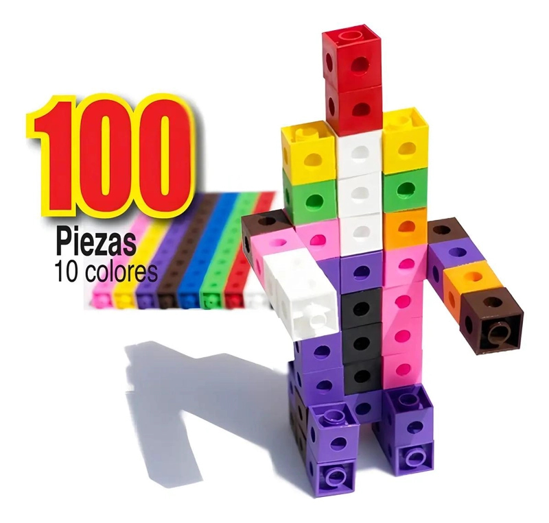 CUBOS DE ENCAJE UNIFIX 100 PIEZAS PARA NIÑOS - 5