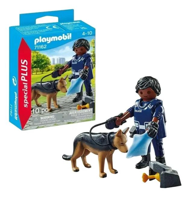 JUEGO DE POLICIA CON PERRO Y 10 PIEZAS - 2