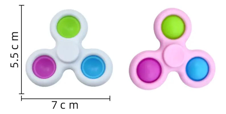 PACK 10 SPINNER POP IT ANTIESTRE S SORPRESA - 2