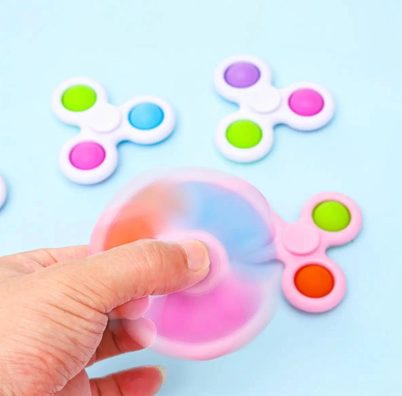 PACK 10 SPINNER POP IT ANTIESTRE S SORPRESA - 3