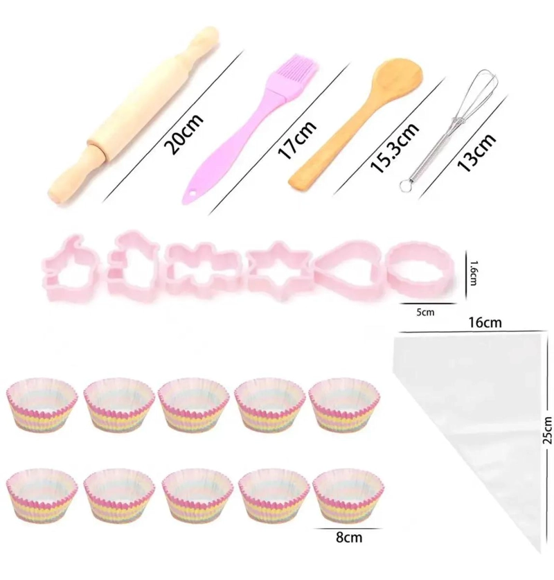 SET DE COCINA 26 PIEZAS JUEGO DE ROL INFANTIL - 4