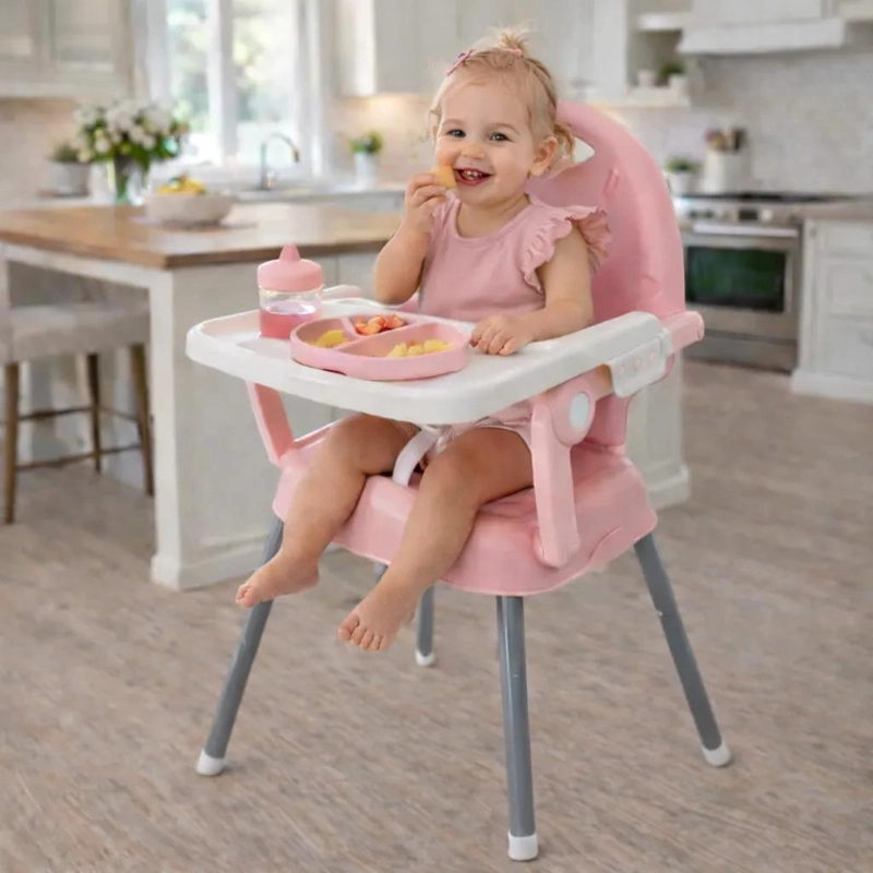 SILLA DE COMER 3 EN 1 PLEGABLE PARA BEBE - 2