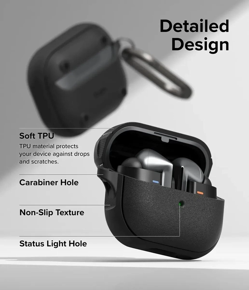 CARCASA PARA GALAXY BUDS 3 Y 3 PRO ONYX - 5