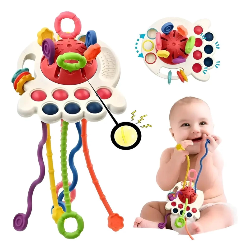 JUGUETES SENSORIALES PARA BEBE S 4 EN 1 MULTIUSO - 1