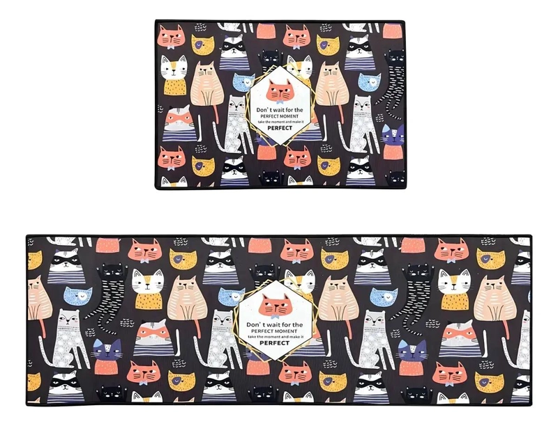 ALFOMBRA ANTIDESLIZANTE PARA COCINA Y BAÑO JUEGO 2 - 4