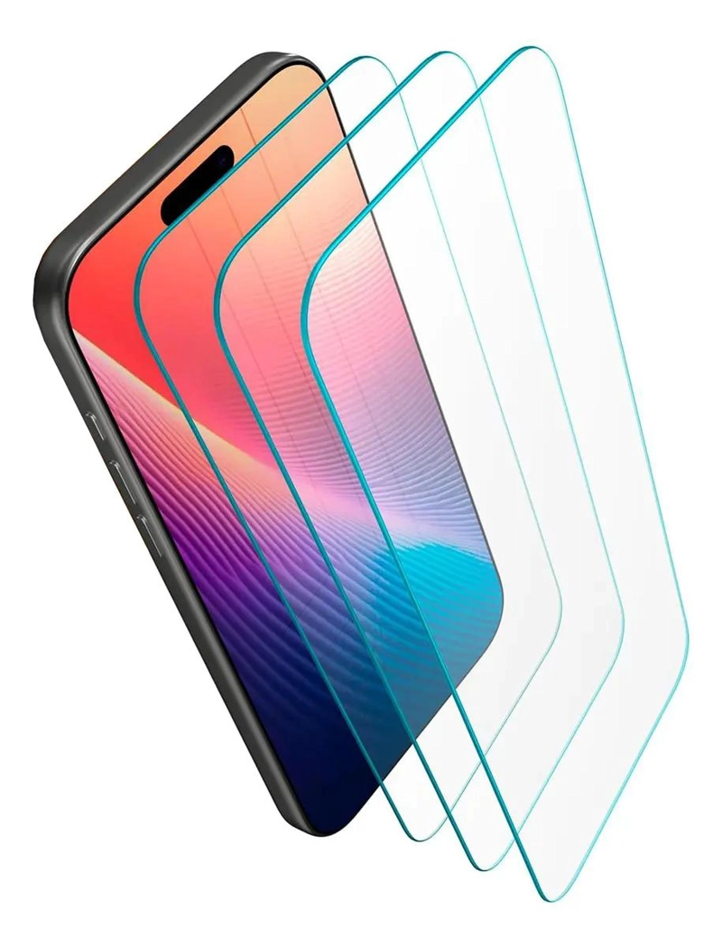 GENÉRICO PACK 3 LAMINAS DE VIDRIO TEMPLADO PARA IPHONE 17 PRO MAX