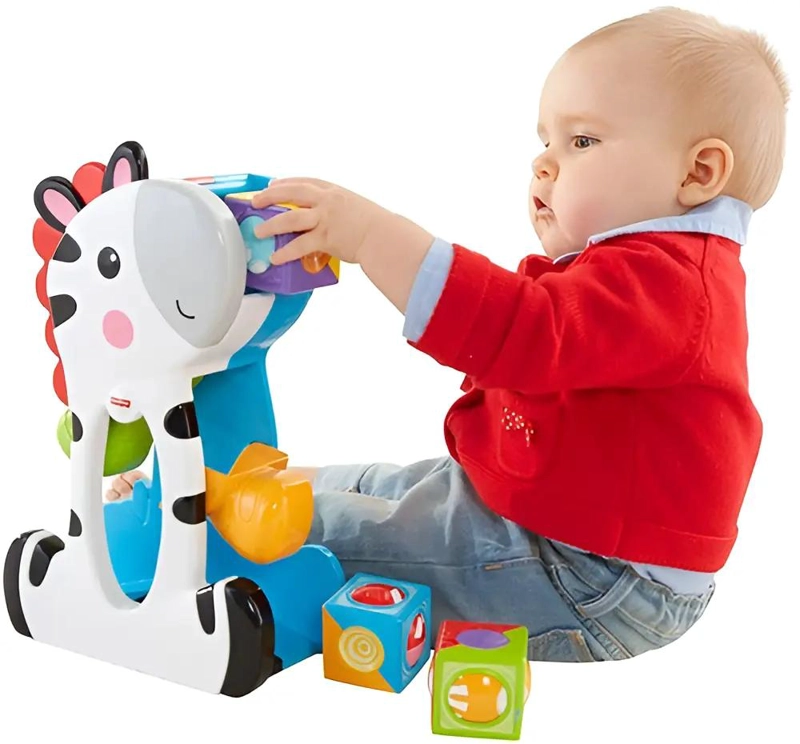 JUGUETE CEBRA BLOQUES DE ACTIVIDADES PARA BEBE S - 2