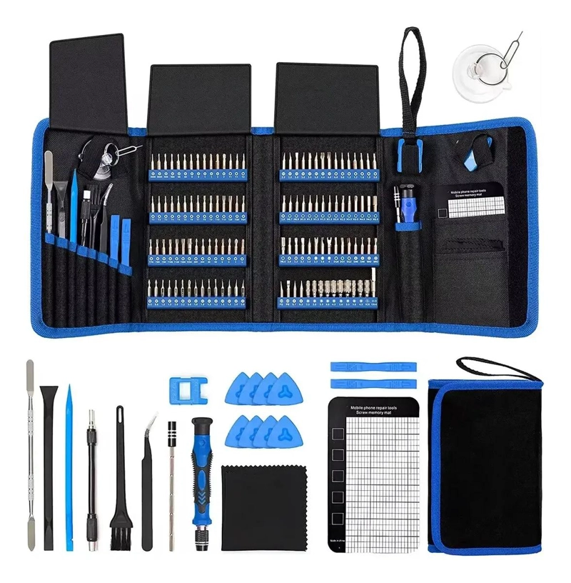 GENÉRICO KIT 142 HERRAMIENTAS PARA REPARACION DE DISPOSITIVOS