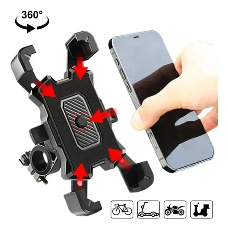 SOPORTE AJUSTABLE PARA TELE FONO EN MOTO O BICICLETA - 3