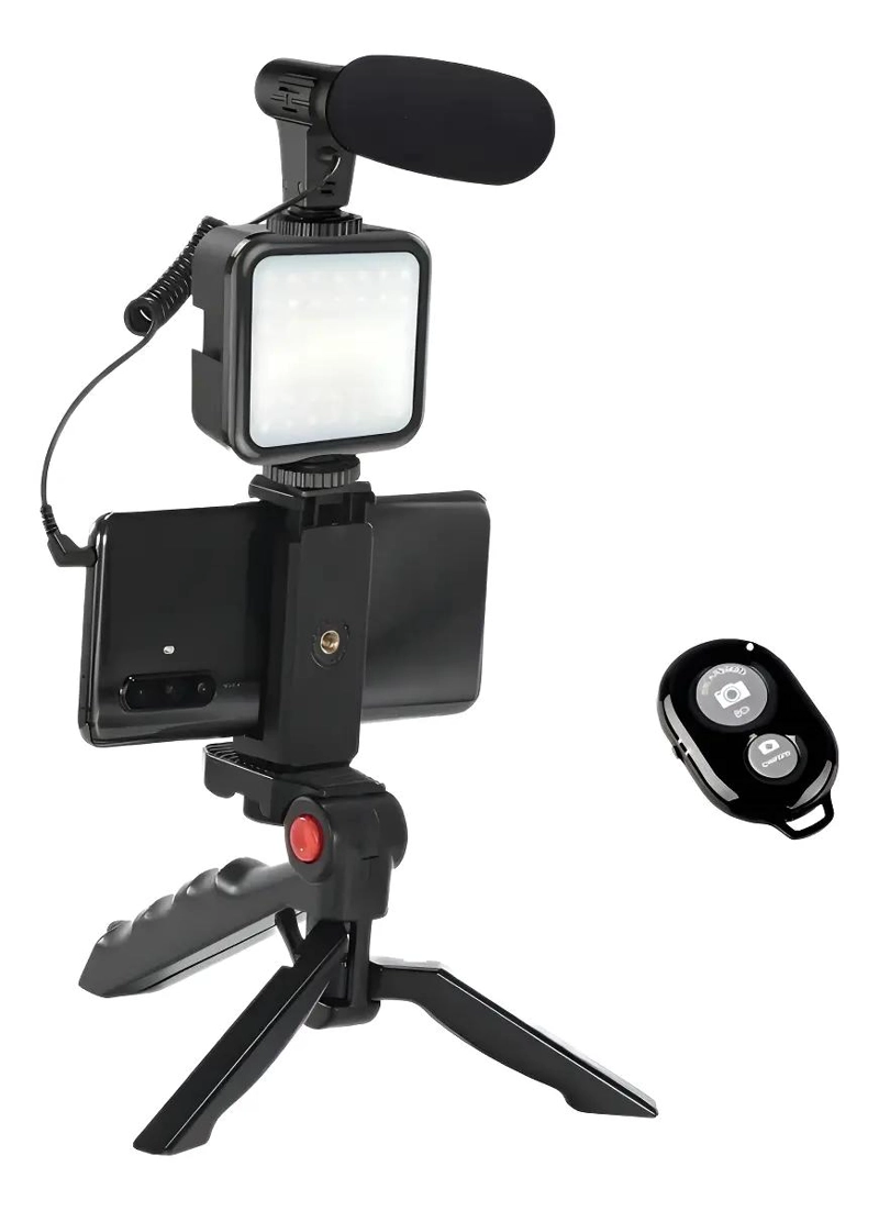 KIT ESTABILIZADOR Y TRIPODE PARA CAMARA Y CELULAR - 1